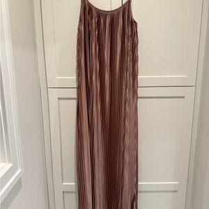 American Apparel Pleated Maxi Dress